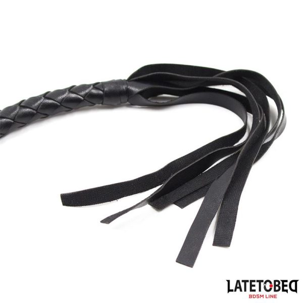 Braided Whip Black 116cm - Image 6