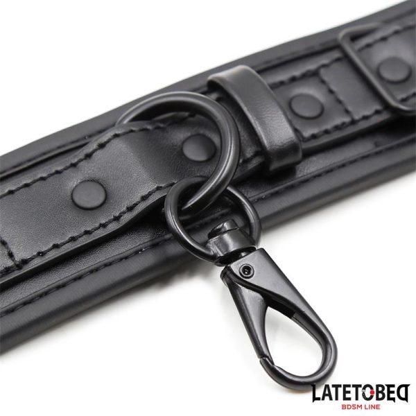 Handcuffs Adjustable Neoprene Black - Image 5