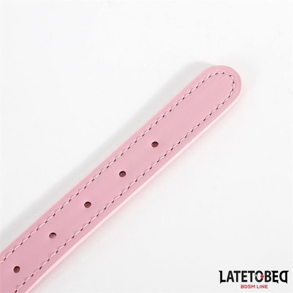 Collar with Bell Adjustable Pink - Image 4