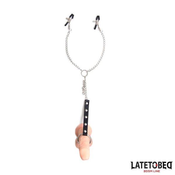 Nipple Clamps Cock Ring Set Adjustable - Image 2