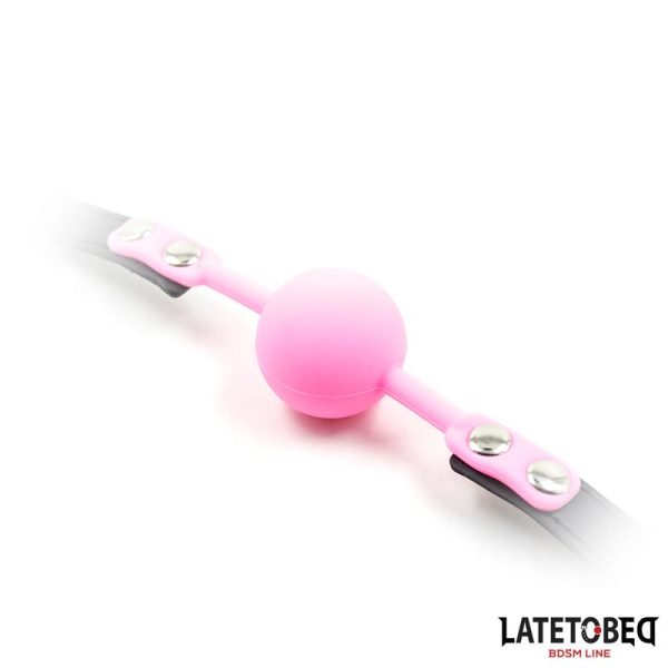 Silicone Ball Gag  Pink - Image 4