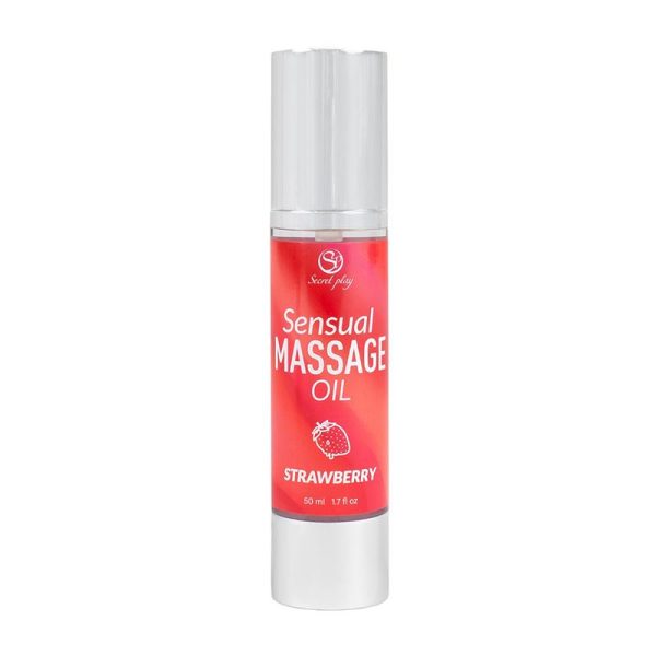 Sensual Massage Oil Strawberry 50 ml. - Image 2