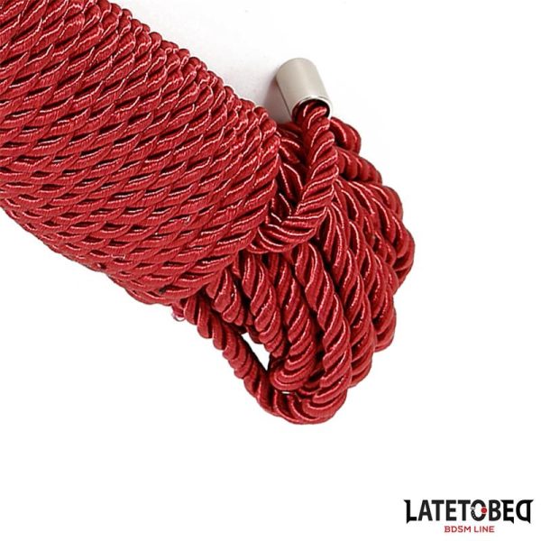 Bondage Rope 10m Burgundy - Image 2