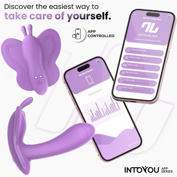 Wingy Butterfly Vibrator with App Lavender - Image 7