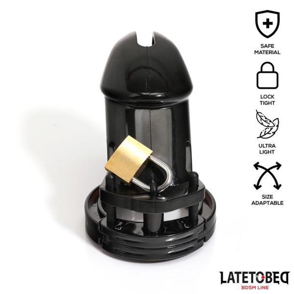 Chastity Penis Cage Long Black - Image 4