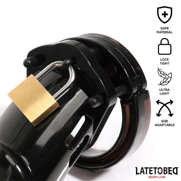Chastity Penis Cage Long Black - Image 5