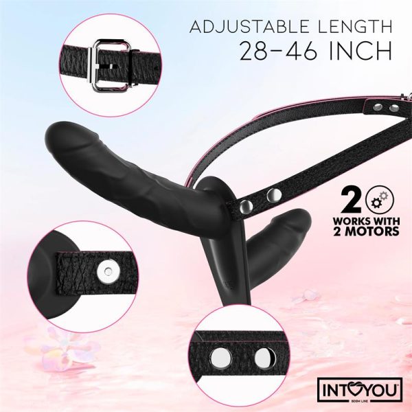 Jordan Strap-on with Double Vibrating Dildo and Remote - Image 6