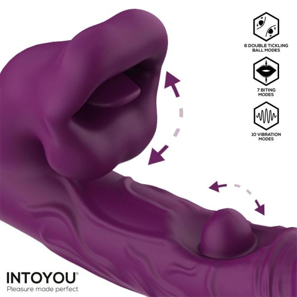 Bella Vibe with Double Tickling Ball and Biting 3 Motors - Image 2
