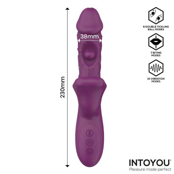 Bella Vibe with Double Tickling Ball and Biting 3 Motors - Image 6