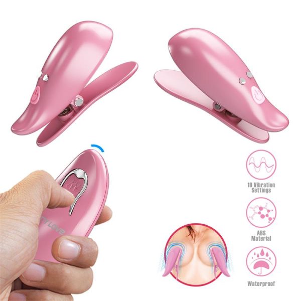 Cailey Nipple Clamps with Vibration and Remote - Image 4