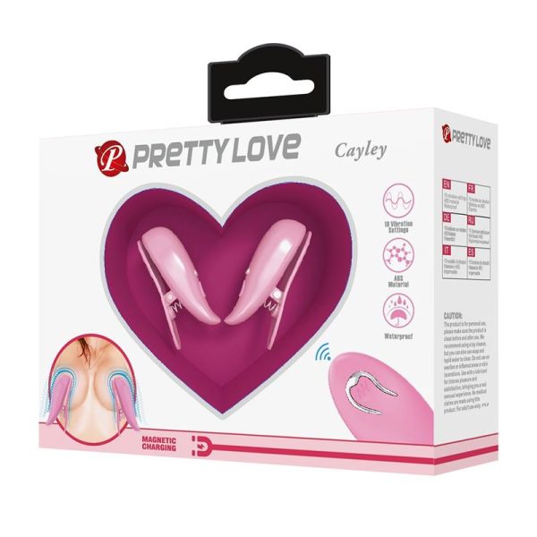 Cailey Nipple Clamps with Vibration and Remote - Image 10