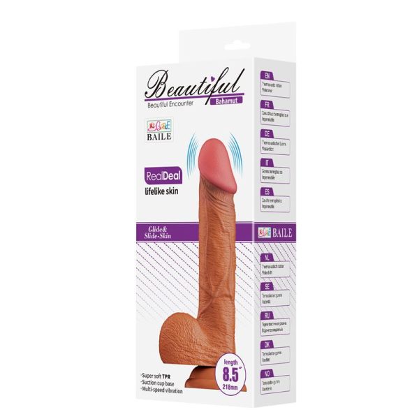 Bahamut Vibrating Dildo with Remote 8.5 - Image 10