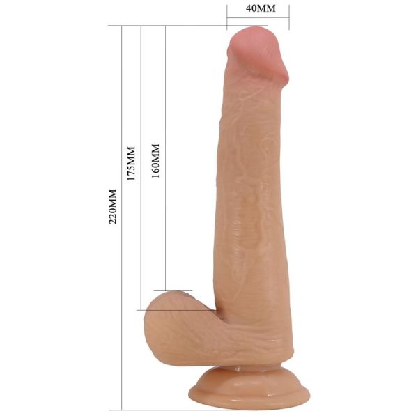 Tallen Dildo with Sliding Skin Retractil 22 cm - Image 8