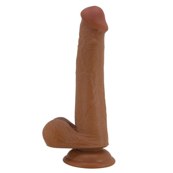 Tallen Dildo wirh Retractil-Sliding Skin Tan 22 cm - Image 4
