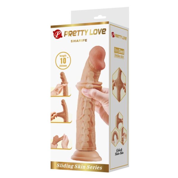 Sharife Dildo Sliding Skin-Retractil 25 cm - Image 9