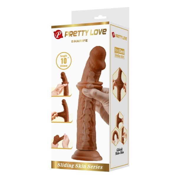 Sharife Dildo Sliding Skin-Retractil 25 cm - Image 9