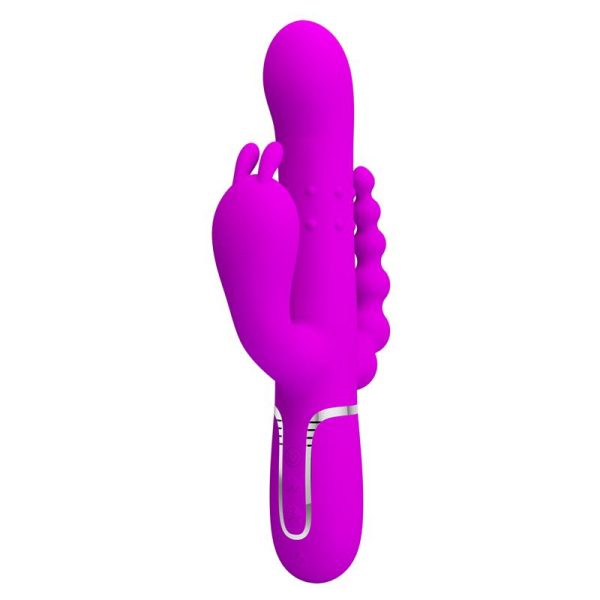 Cammy 4 in 1 Vibe with Rotating Balls and Anal Chain - Image 2