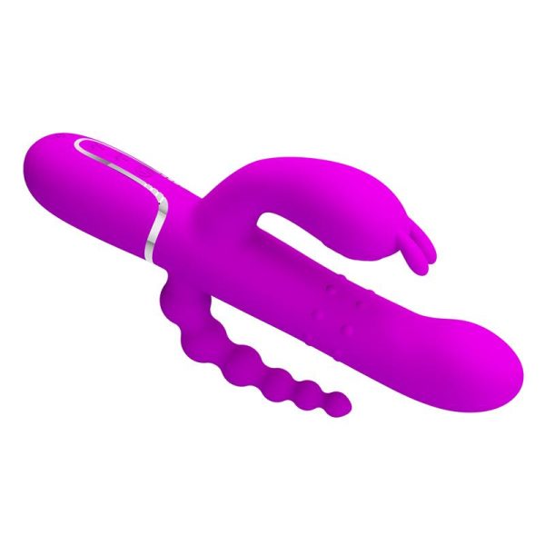 Cammy 4 in 1 Vibe with Rotating Balls and Anal Chain - Image 5
