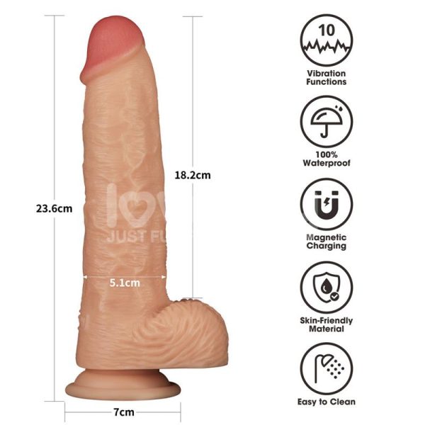 Power Basics Dildo with Vibration 9.5 - Image 14