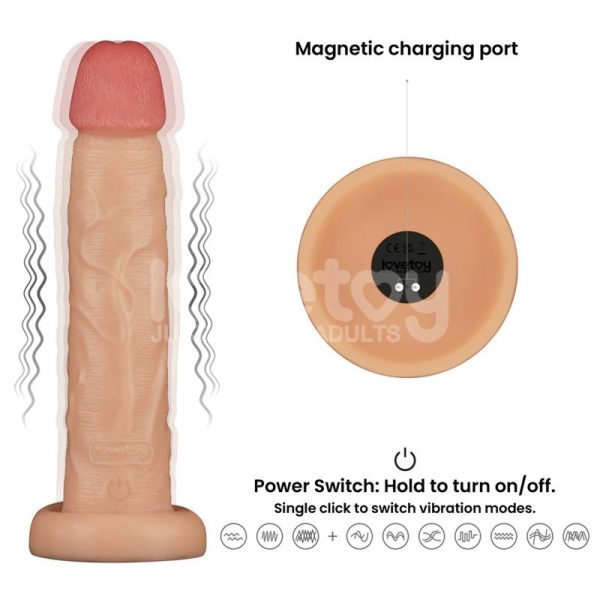 Power Basics Dildo with Vibration 10 - Image 12
