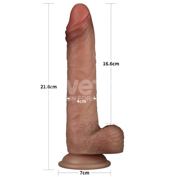 Sliding Pro Dildo Sliding Skin Dual Layer 8.5 - Image 14