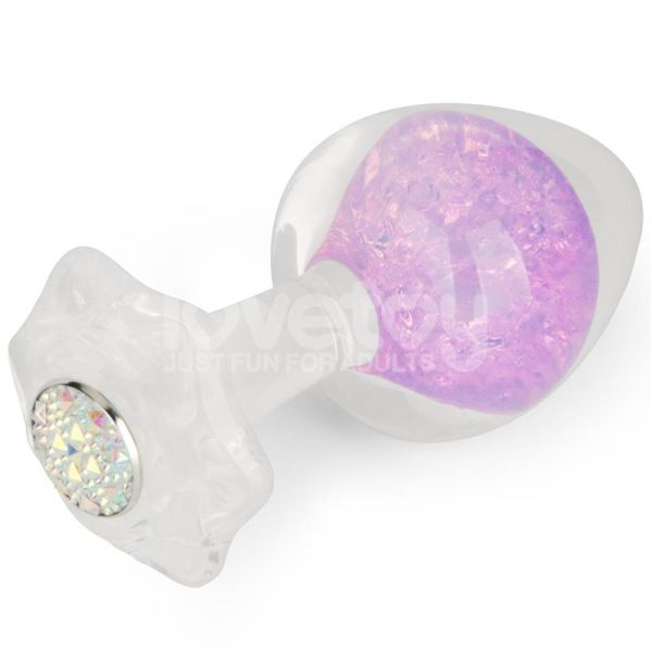Gemoria Silicone Butt Plug with Crystal Sphere - Image 3