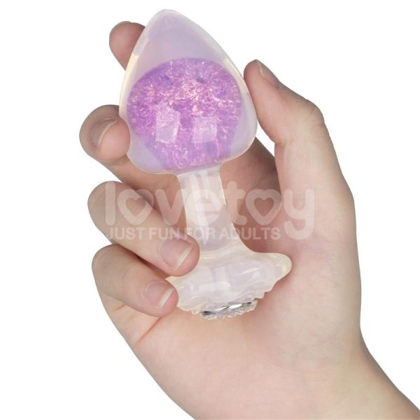 Gemoria Silicone Butt Plug with Crystal Sphere - Image 5