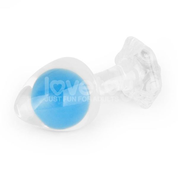 Gemoria Silicone Butt Plug Internal Steel Ball Glow in the Dark - Image 6