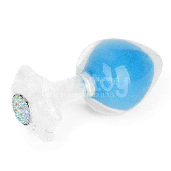 Gemoria Silicone Butt Plug Internal Steel Ball Glow in the Dark - Image 7