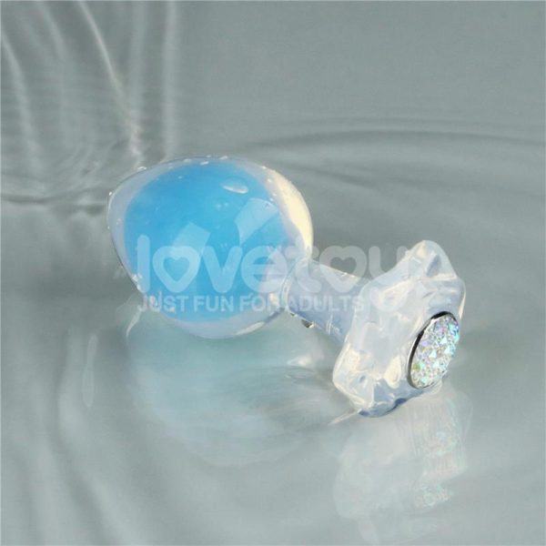Gemoria Silicone Butt Plug Internal Steel Ball Glow in the Dark - Image 8
