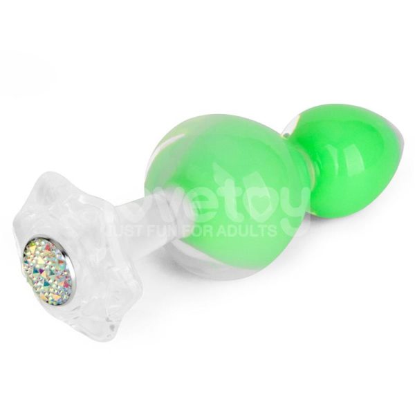 Gemoria Silicone Butt Plug Internal steel ball Glow in Dark - Image 5