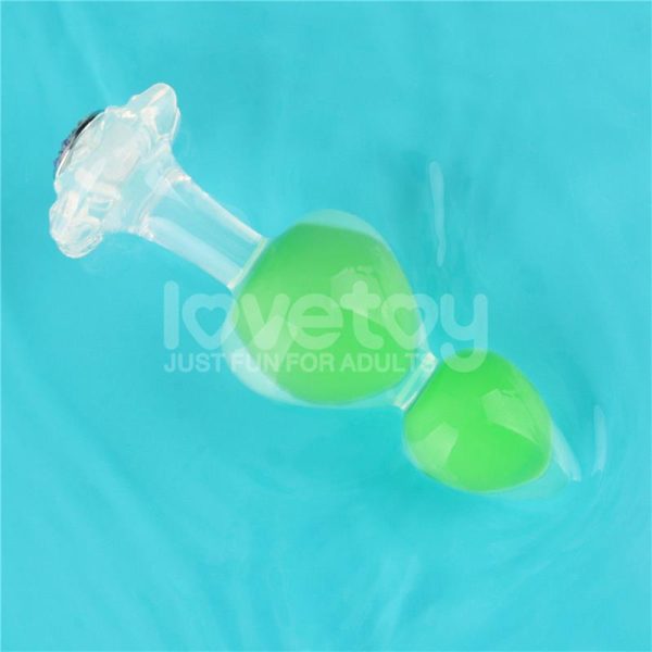Gemoria Silicone Butt Plug Internal steel ball Glow in Dark - Image 9