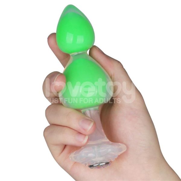 Gemoria Silicone Butt Plug Internal steel ball Glow in Dark - Image 10