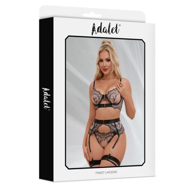Ximena 4 Pcs Set with Garter Belt - Image 3