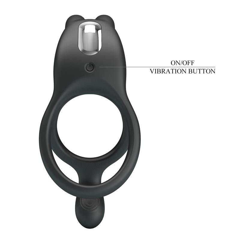 Seth Vibrating Double Cock Ring - Image 7