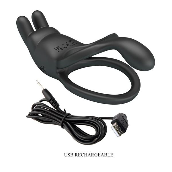 Seth Vibrating Double Cock Ring - Image 8