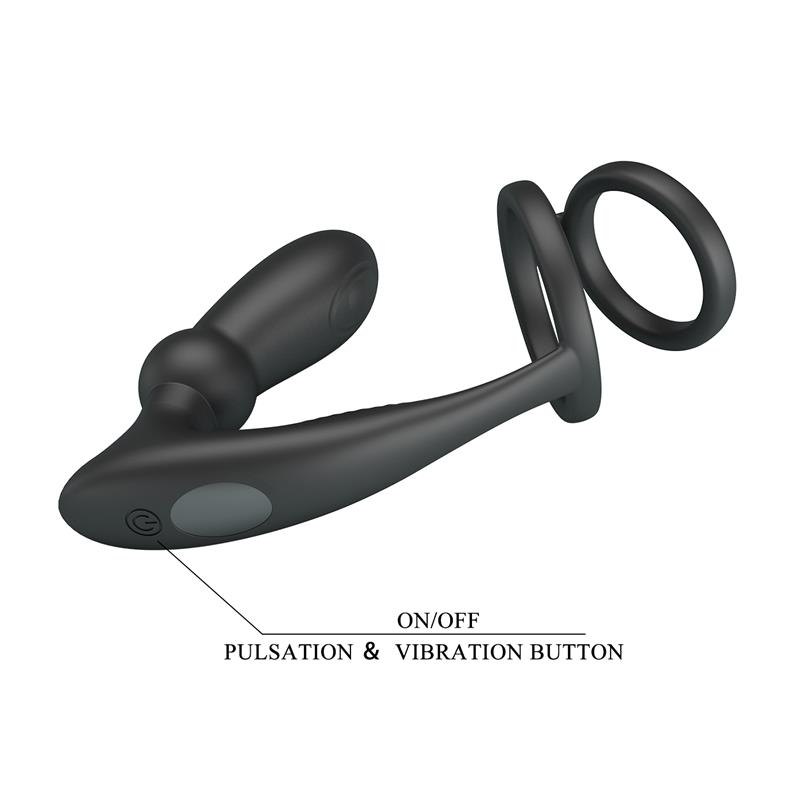 Emoni Vibrating Butt Plug and Cock Ring - Image 6