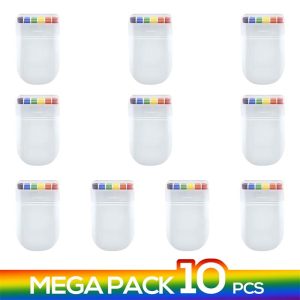 Pack 10 units LGBT-colored crayons