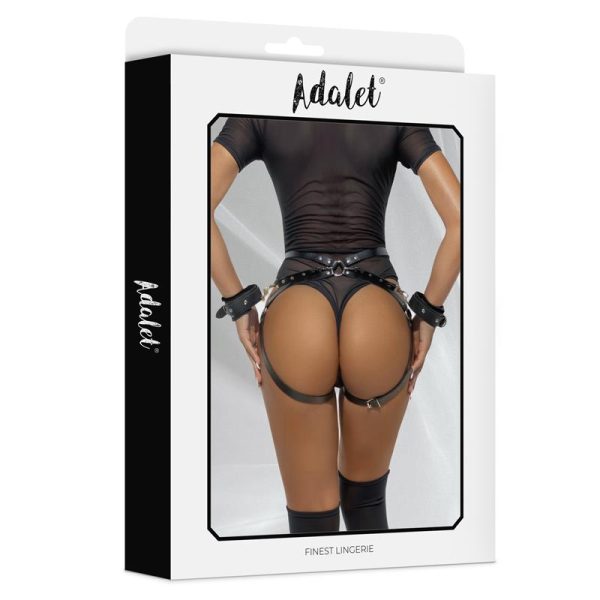 Jimena Vegan Leather Harness Type Garter One size - Image 3