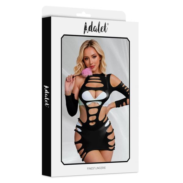 Willow Hllow-out Dress Black One Size - Image 3
