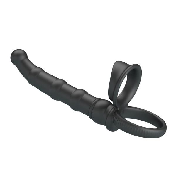 Tatum Cock Ring with Vibrating Plug Plug - Image 4