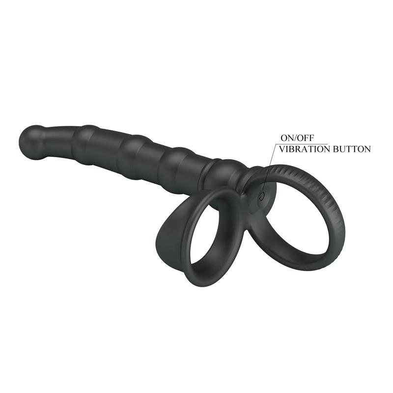 Tatum Cock Ring with Vibrating Plug Plug - Image 6