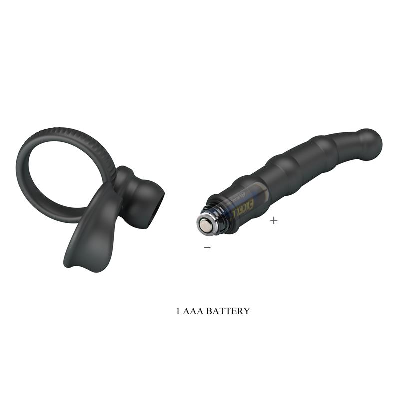Tatum Cock Ring with Vibrating Plug Plug - Image 7