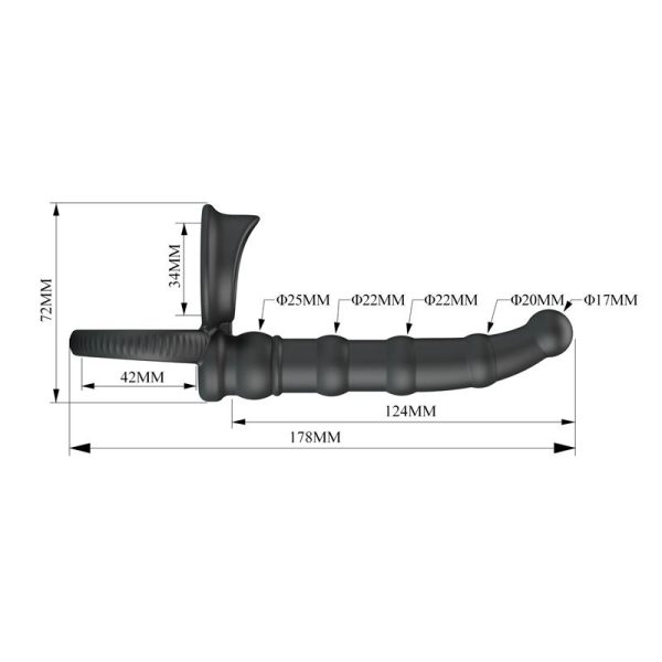 Tatum Cock Ring with Vibrating Plug Plug - Image 8