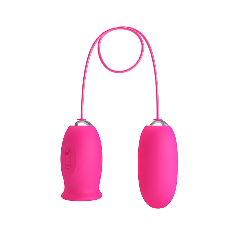 Daisy Vibrating Egg with Licking Tongue Pink - Image 3