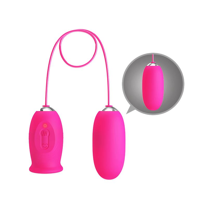 Daisy Vibrating Egg with Licking Tongue Pink - Image 5