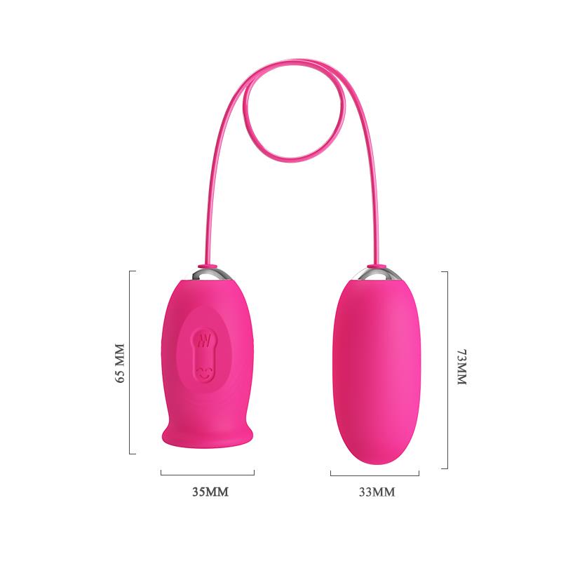 Daisy Vibrating Egg with Licking Tongue Pink - Image 8