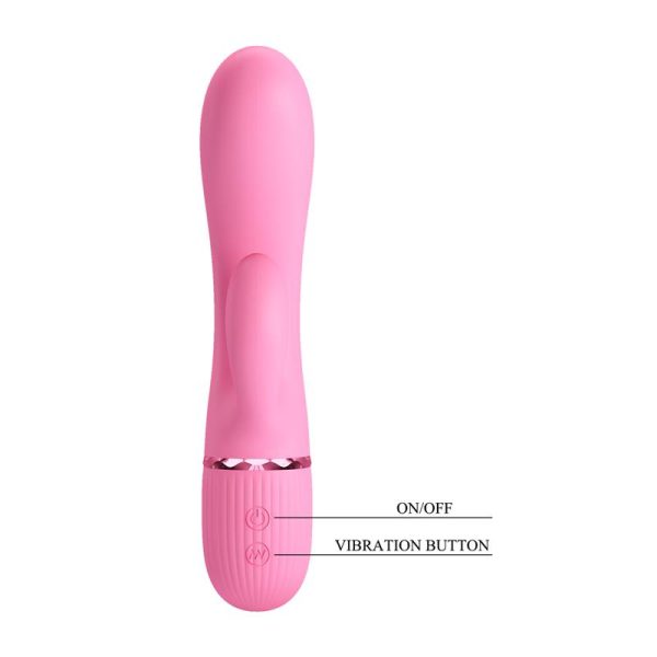 Marski Vibrator with Rabbit G Spot Pink - Image 7