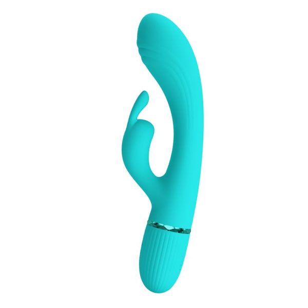 Scocco Rabbit Vibrator Turquoise - Image 3