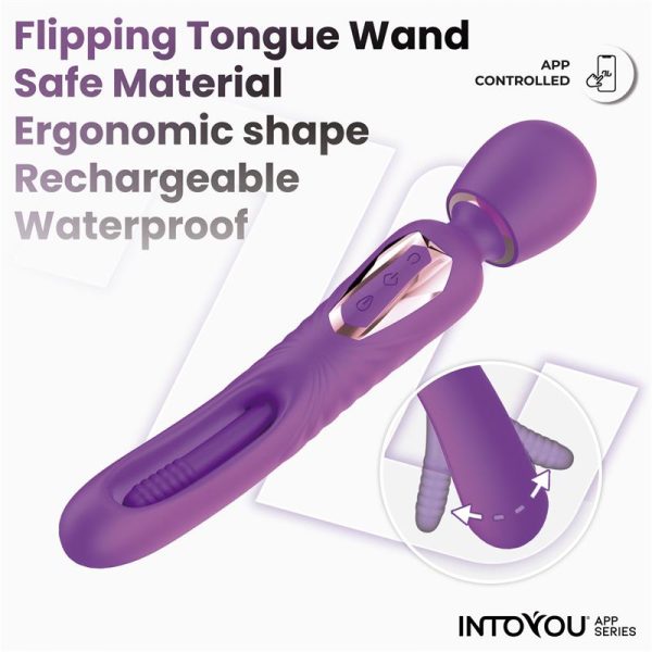 Salma Wand with Flipping Tongue and Vibration with App - Image 3